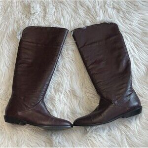 Vintage 80’s Size 8.5 Burgundy Revelations Boots  Retro Boho Whimsygoth